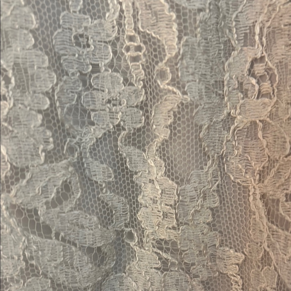Jessica McClintock Vintage White Lace Skirt - Picture 4 of 4